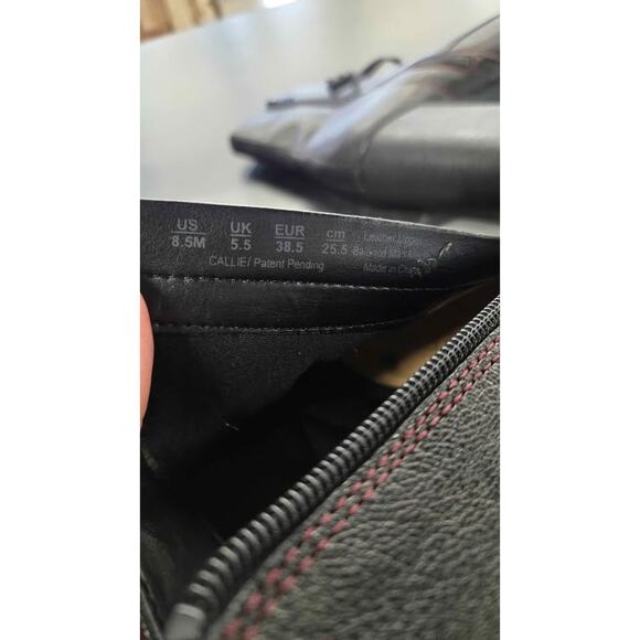 Naturalizer Black Leather Lace-Up Combat Boots – Size 8.5M - Picture 7 of 10